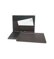 Sümen Kapaklı Masaüstü Tekli Raninbow Desk Pad Vegan 33x45 cm (KAHVE)
