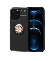 Apple iPhone 13 Pro Kılıf Zore Ravel Yüzüklü Silikon Kılıf (Rose)