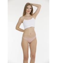 Berrak Kadın Lazer Kesim Polyester Bikini Külot 11690 - 12 Adet (Pudra)