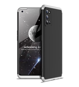 Realme 7 Pro Kılıf Zore Ays Full Koruma Kılıf (Gri)