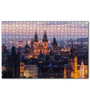 Cakapuzzle Katedral ve Akşam Işıkları  Puzzle Yapboz MDF (Ahşap) (1000 Parça)