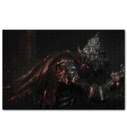 Cakapuzzle Viking Yanan Zırh Siyah Arkaplan  Puzzle Yapboz MDF (Ahşap) (255 Parça)