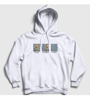 Presmono Unisex Gri Van Gone Art Painter Vincent Van Gogh Kapüşonlu Sweatshirt 303542tt (Beyaz)