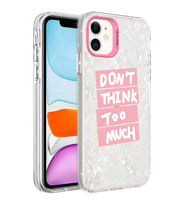 Apple iPhone 12 Kılıf Mermer Desenli Zore Marbello Kapak (Pembe)
