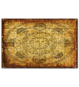 Cakapuzzle Horoscope Güneş Gezegenler Açılar Görseli Puzzle Yapboz MDF (Ahşap) (255 Parça)