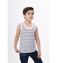 Toontoy Erkek Çocuk Çizgili Atlet (Lacivert)