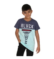 Toontoy Erkek Çocuk Blvck Baskılı Tişört (Mint Yeşili)