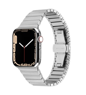 Apple Watch 42mm Kordon KRD-79 Metal Kordon (Gümüş)