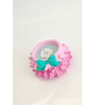Fiyonk Mumluk / Doğal Soya Mumu, El Emeği (Pembe)