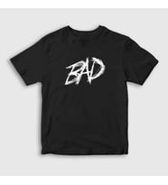 Presmono Unisex Çocuk Beyaz Bad XXXTentacion T-Shirt 47089tt (Siyah)