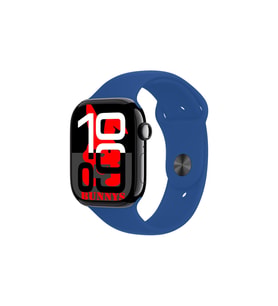 Açık Mavi Akıllı Saat Watch10 2025 Hediyeli AMOLED EKRAN (Siyah-Mavi)