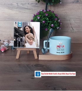 Drama Öğretmeni Fotoğraflı Dekoratif Taş, Kupa Bardak Beyaz Hediye Öğretmenler Günü Hediyesi (Model 8)