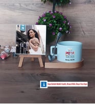 Drama Öğretmeni Fotoğraflı Dekoratif Taş, Kupa Bardak Beyaz Hediye Öğretmenler Günü Hediyesi (Model 8)