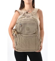 Büyük Boy Ultra L,x Maymuncuk Su İtici Özellikli Unisex Sırt Çantası (Vizon)