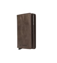 Wrapsol Mekanizmalı Cüzdan Akıllı Kartlık Book Deri (Kahverengi)