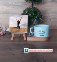 Uçak Mühendisi Fotoğraflı Dekoratif Taş, Kupa Bardak Beyaz Hediye (Model 8)
