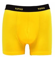 3 Adet Tutku Erkek Elastan Spor Boxer (Sarı)