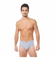 Tutku Erkek Kom Slip Kilot 6'lı Paket (Gri)