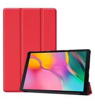 Galaxy Tab A 8.0 (2019) T290 Zore Smart Cover Standlı 1-1 Kılıf (Kırmızı)
