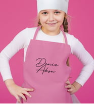 BK Home Kendin Tasarla Çocuk Mutfak Önlüğü (Pembe)