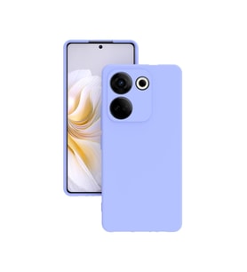 Tecno Camon 20 Kılıf Kamera Korumalı Silikon Rubber Arka Kapak (Lila)