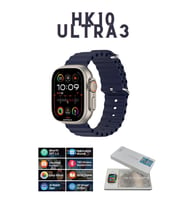 Smart Watch 10 Ultra Series HK10 Ultra 3 Amolede Ekran Galeri/ChatGPT 2 GB Depolama Akıllı Saat (Lacivert)