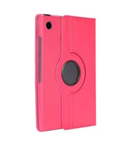 Lenovo M10 Plus TB-X606F TB-X606X Kılıf 360 Dönebilen Standlı Case (Koyu Pembe)