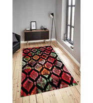 Dijital Baskılı Yıkanabilir Kaymaz Modern Renkli Salon Halısı Mutfak Halısı Yolluk ND-HY-1217 (Çok Renkli)