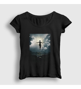 Presmono Kadın Beyaz Raised By Wolves Dizi T-Shirt 424748tt (Siyah)