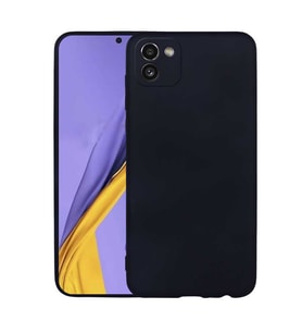 Galaxy A03 Kılıf Zore Premier Silikon Kılıf (Siyah)
