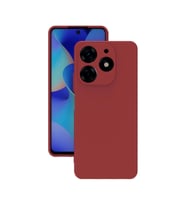 Tecno Spark 10 Pro Kılıf Kamera Korumalı Silikon Rubber Arka Kapak (Kırmızı)