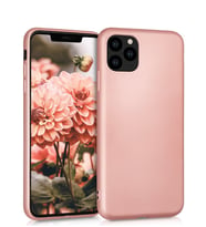 Microsonic Matte Silicone Apple iPhone 11 Pro (5.8'') Kılıf (Rose)