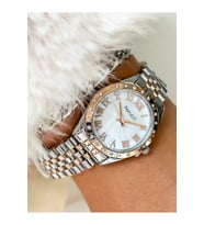 Ferrucci 1.Sınıf Çelik Modern Tasarım Su Geçirmez Şık Kadın Kol Saat (Rose - Gümüş)