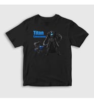 Presmono Unisex Çocuk Beyaz Titan Cameraman Skibidi Toilet T-Shirt 482497tt (Siyah)