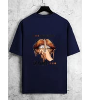 Unisex Enjoy Personel Time Baskılı Tasarım Tshirt (Lacivert)