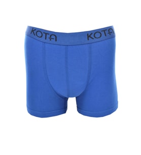 Erkek Pamuk Likralı Spor Boxer - Kota 5661 (Mavi)