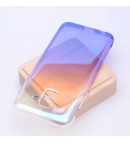 Galaxy J6 Parlak Renk Geçişli Kılıf (Mor)