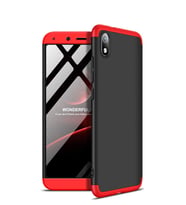 Microsonic Xiaomi Redmi 7A Kılıf Double Dip 360 Protective (Kırmızı)