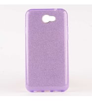 General Mobile 6 Kılıf Shining Simli Silikon Kılıf (Mor)
