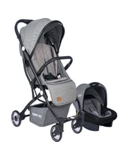 TommyBaby Mia Kabin Travel Bebek Arabası Black Kabin Boy (Gri)