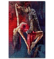Cakapuzzle Yağlı Boya Resmi Son Tango Görseli Puzzle Yapboz MDF (Ahşap) (255 Parça)