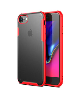 Microsonic Apple iPhone 6S Plus Kılıf Frosted Frame (Kırmızı)
