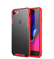 Microsonic Apple iPhone 6S Plus Kılıf Frosted Frame (Kırmızı)