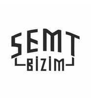 Semt Bizim Araba Sticker siyah 16x9 CM (Siyah)