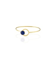 Kadir Jewellery 22 Ayar Altın Kaplama El İşçiliği Zirkon Taşlı Kadın Kelepçe Bilezik (Parlement)