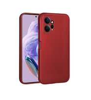 Xiaomi Redmi Note 12 4G Kılıf Zore Premier Silikon Kılıf (Kırmızı)