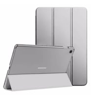 Samsung Galaxy Tab A8 10.5 SM-X200 2021 Kılıf PU Deri Smart Standlı Case (Gri)