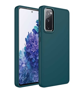 Galaxy S20 FE Kılıf Luna Dışı Soft Yumuşak İçi Kadife Kılıf (Buz Mavisi)