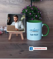 Su Ürünleri Mühendisi Fotoğraflı Dekoratif Taş, Kupa Bardak Beyaz Hediye (Model 14)
