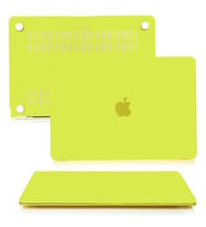 MacBook Pro Kılıf HardCase A1286 2008/2012 ile Uyumlu Koruyucu Kılıf (Neon Sarı)